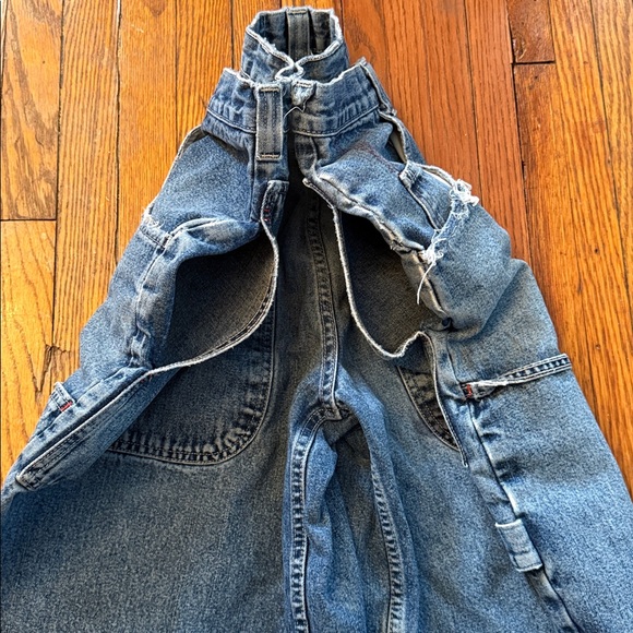 Y2K Lee Pipes BMX Vintage Jean Shorts - Picture 5 of 14